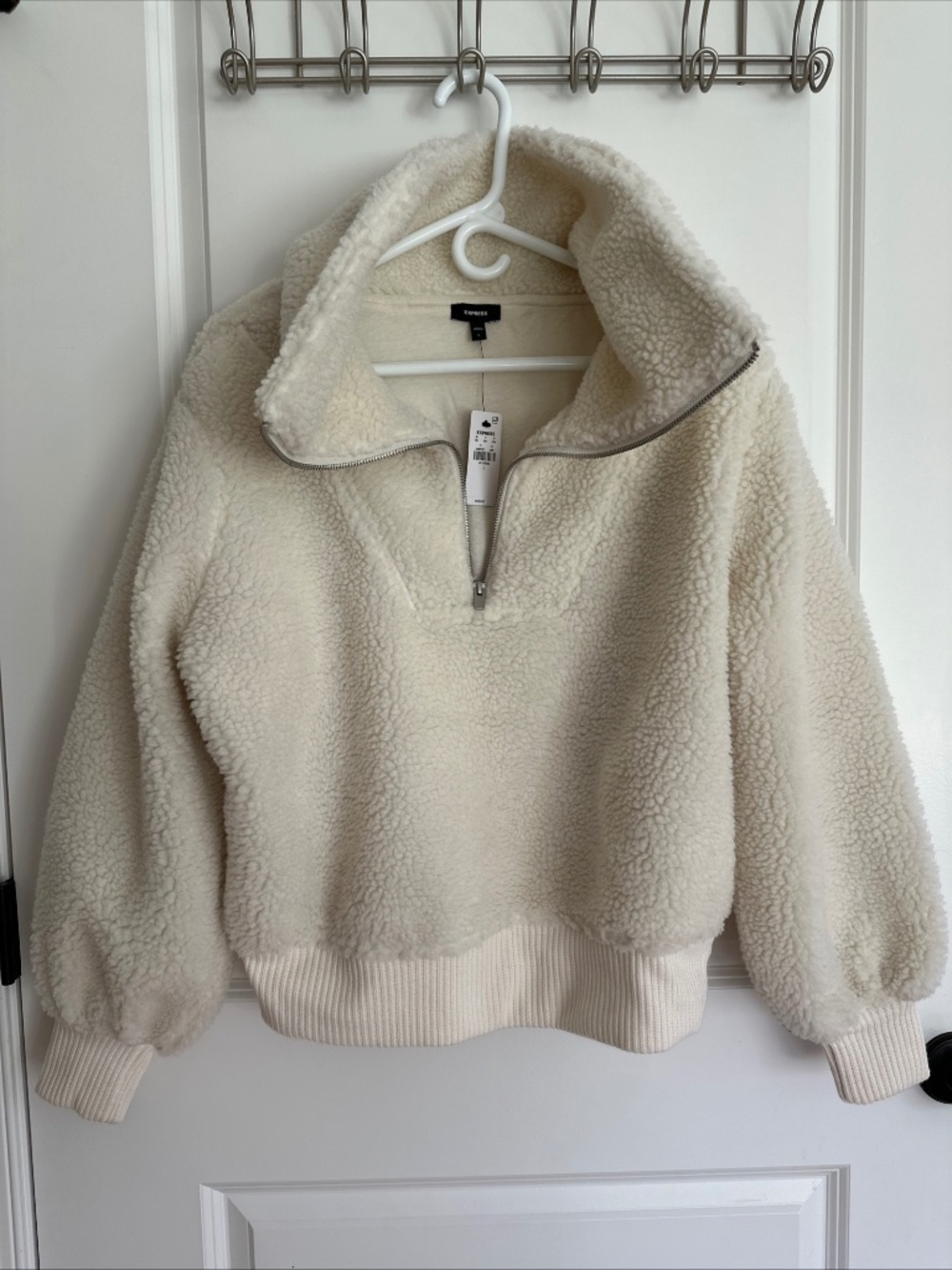 Express Teddy Fleece Pullover